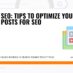 Blog SEO: Tips to Optimize Your Blog Posts for SEO